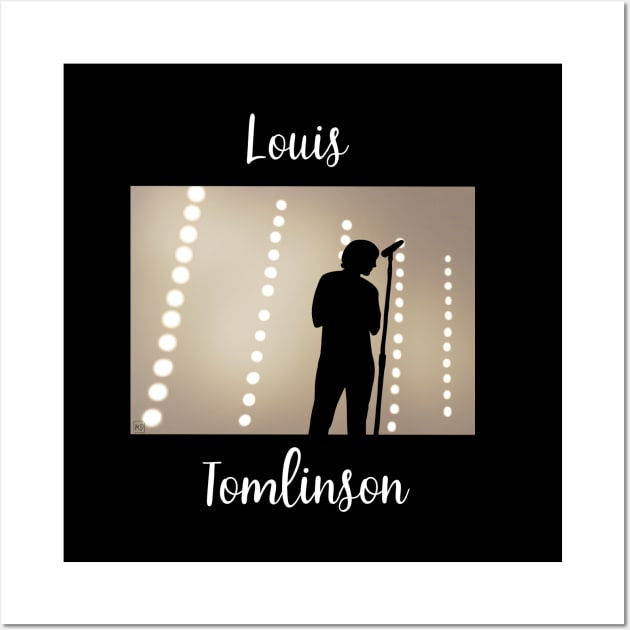 Louis Tomlinson London concert Wall Art by Bookishandgeeky